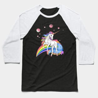 Rainbow Unicorn- Unicorn Gifts Baseball T-Shirt